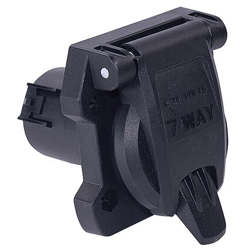 7-Way Round Uscar Style Connectorcar Side, Heavy Duty - 590-2014 - 590-2014F1