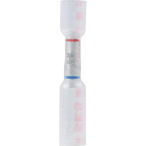 Ancor 320125 Heat Shrink Step-Down/Multi Wire Butt Connectors, Clear W/Red Dashes, 25/Pk - 320125 - 639-320125F1