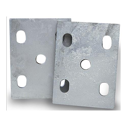 Dexter® Galvanized Universal Tie Plates - Sold As Pair - 81186 - 641-81186 Superseded By: 641-K71G0155F1