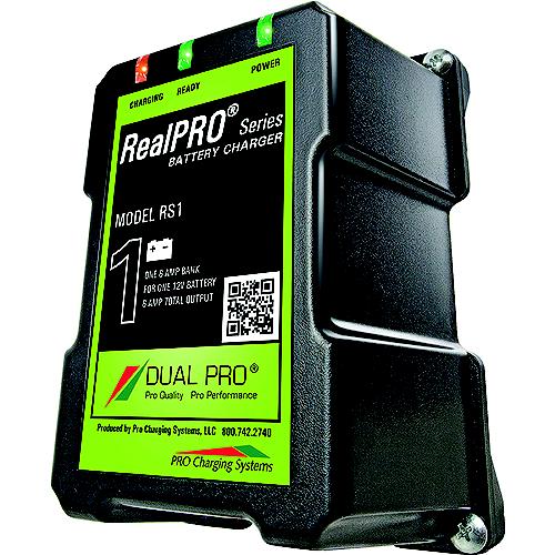 Dual Pro Rs1 Realpro Series Battery Charger, 6 Amp 1 Bank - Rs1 - 652-Rs1F1