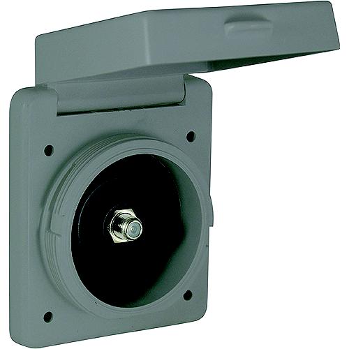 Parkpower Single Cable Tv Standard Inlet, White - Tv6574.Rv - 679-Tv6574Rvf1