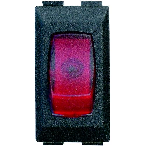 Diamond 12V Illunminated On/Off Switch, Black W/Red Light - Dg131Pb - 681-Dg131Pbf1