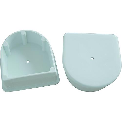 Dock Edge 1026F Large Air Cushion™ End Plugs, White, 2/Pk - De1026F - 686-1026Ff1