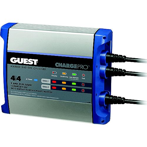 Guest 2707A Chargepro On-Board Battery Charger, 8 Amps, 2 Banks - 2707A - 85-2707Af1