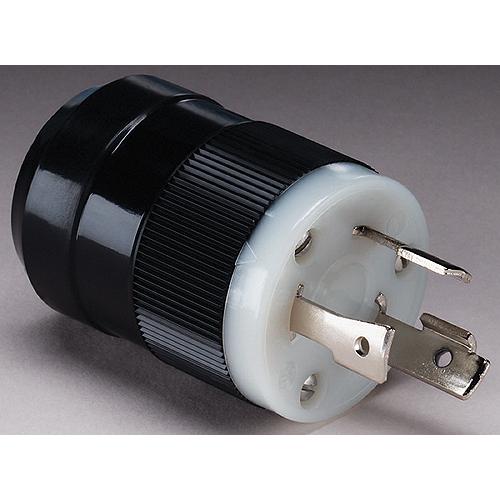 Marinco 3-Wire 30 Amp/125V Locking Charging/Trolling System Male Plug - 305Bp - 69-305Bpf1