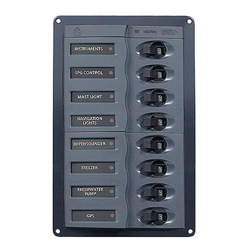 Marinco 901V Dc Circuit Breaker 8-Way Vertical Panel - 901V - 969-901Vf1
