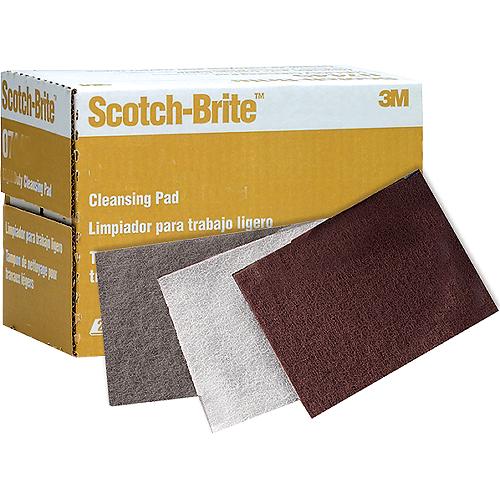 3M 07447 Scotch Brite Hand Pads, General, Maroon, 20/Box - 7447 - 71-07447F1