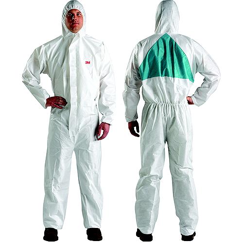 3M™ Marine 4520L Coverall White/Green 5/6 L - 7000034762 - 71-4520Lf1