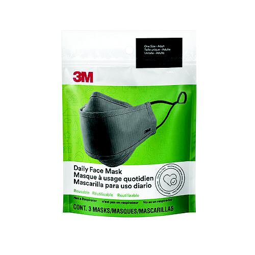 3M Rfm1003 Reusable Daily Face Mask, 3/Pk - Rfm100-3 - 71-Rfm1003F1