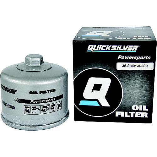Quicksilver 35-8M0130580 Chrome Powersports Oil Filter - 8M0130580 - 710-35-8M0130580F1