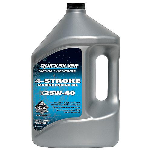 4-Stroke Fc-W Mineral Formulation Outboard Motor Oil, Gal. @3 - 8M0078620 - 710-92-8M0078620F1