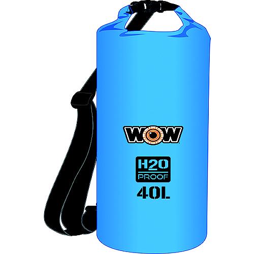 Wow H2O Proof Drybag W/Shoulder Strap, 40L Blue - 18-5100B - 742-185100Bf1