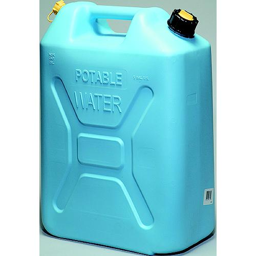 Scepter 004933 Manual Vent Military Style Water Jerry Can W/Crc, 5.3 Gal./20L, Light Blue - 4933 - 770-004933F1