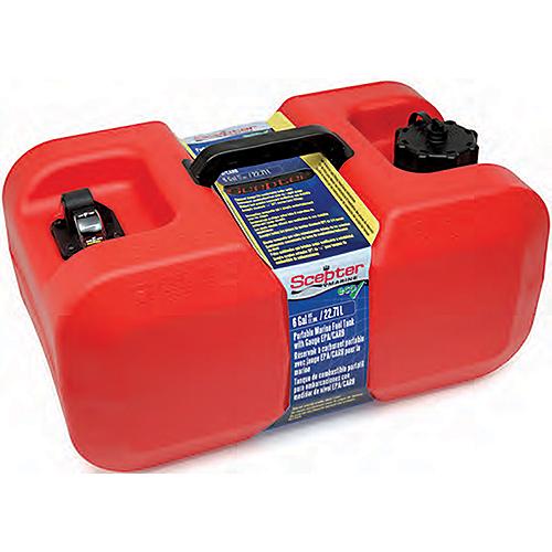 Scepter Csa Underseat Portable Fuel Tank-International Use, 3-Gal/11.4L - 10504 - 770-10504F1