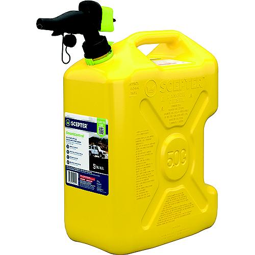 Scepter Fscrvd5 Smartcontrol™ Diesel Military Style Fuel Container W/Rear Handle, 5 Gal Yellow - Fscrvd5 - 770-Fscrvd5F1