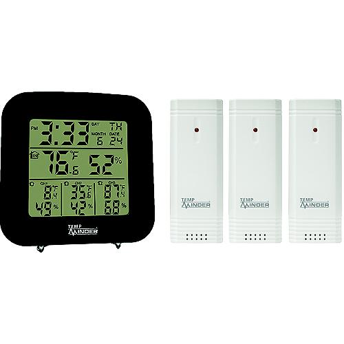 Minder Research Tm22250Vp Tempminder® 4-Zone Temperature & Humidity Station - Tm22250Vp - 777-Tm22250Vpf1