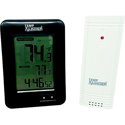 Minder Research Tm22259Vp Mri-200Mx Tempminder® Wireless Thermometer & Clock - Tm22259Vp - 777-Tm22259Vpf1