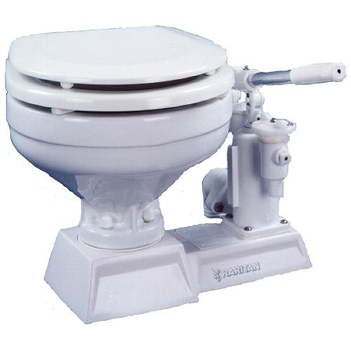 Raritan Phii Manual Toilet W/Marine Bowl-White - Phii - 78-Phiif1