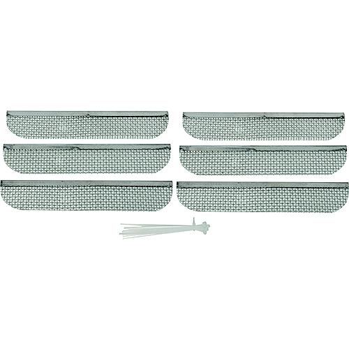 Valterra A10-1313Vp Stainless Steel Mesh Cover 6 Pack Bug Screens For Rv Fridge Vent - Fits Dometic Models With 8.13