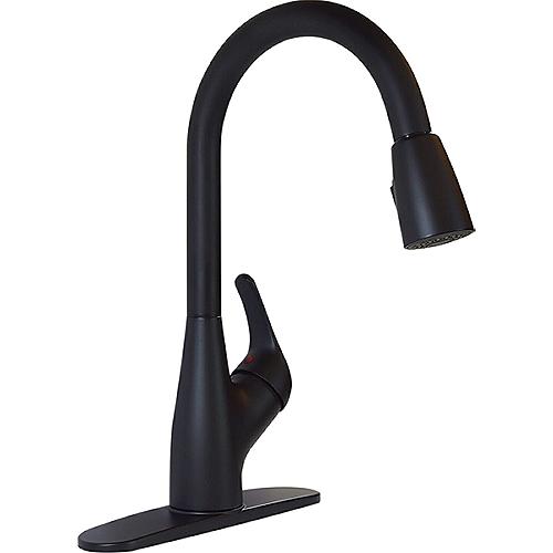 Valterra Phoenix Pf231761 Single Handle Pull Down Hybrid Kitchen Faucet, Matte Black - Pf231761 - 800-Pf231761F1