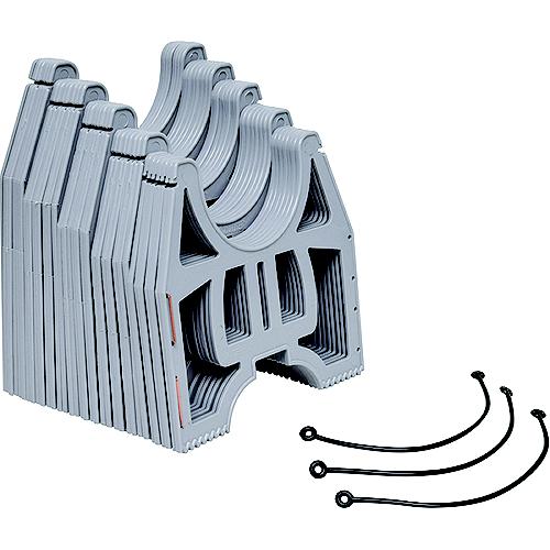 Valterra 10' Low Profile Slunky Rv Drain Hose Support, Grey - S1000Glo - 800-S1000Glof1