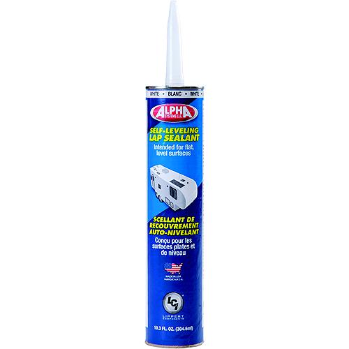 Alpha Systems 862144 Low Voc Self-Leveling Lap Sealant, 10.3 Oz., White - 862144 - 804-862144F1