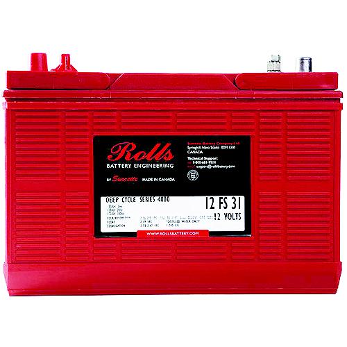 Midstate Battery 12Fs31 Rolls Premium Deep Cycle Batteries, 12V, Group 31 - 12Fs31 - 819-12Fs31F1