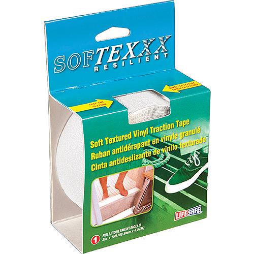 Life Safe Re3955 Soft Textured Vinyl Traction Tape (Non Skid), White - Re3955 - 834-Re3955F1