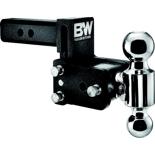 B&W Ts10037B Trailer Hitches Tow & Stow Dual Ball Receiver Hitch | Fits Standard 2