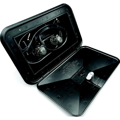 B&B Molders 94196 Exterior Shower, Black - 94196 - 865-94196F1