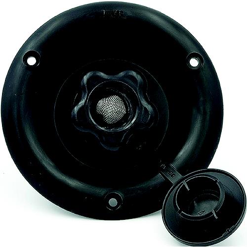 B&B Molders 94221 City Water Dish W/ Plastic Check Valve, Black - 94221 - 865-94221F1