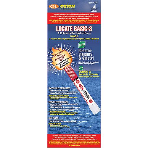 C-I-L Orion Econo3 Handheld Flare Kit, 3/Pk - Econo3/386 - 891-Econo3F1