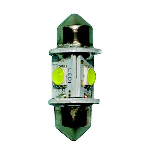 Dr. Led 9000173 Festoon Star™ 28-31Mm Led Navigation Bulb, White, 12V - 9000173 - 911-9000173F1