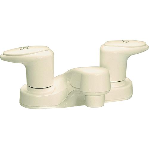 Valterra Catalina Pf222101 Biscuit Finish Two Lever Handle Rv Lavatory Bathroom Faucet - Pf222101 - 800-Pf222101F1
