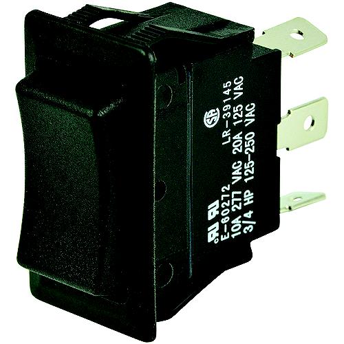 Bep 1001704 Rocker Switch, Off-On, Spst, 1/4
