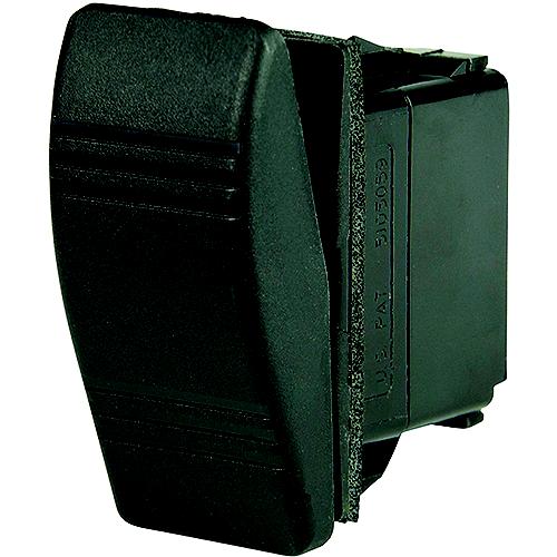 Bep 1001810 Weather Resistant Contura Rocker Switch, Off-(On), Dpst, 1/4