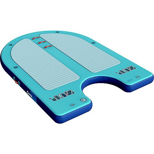 Zup 75205 Dropstitch Outboard Motor Inflatable Watermat 8' X 6' X 6' Blue - Zup-75205 - 990-Zup75205F1