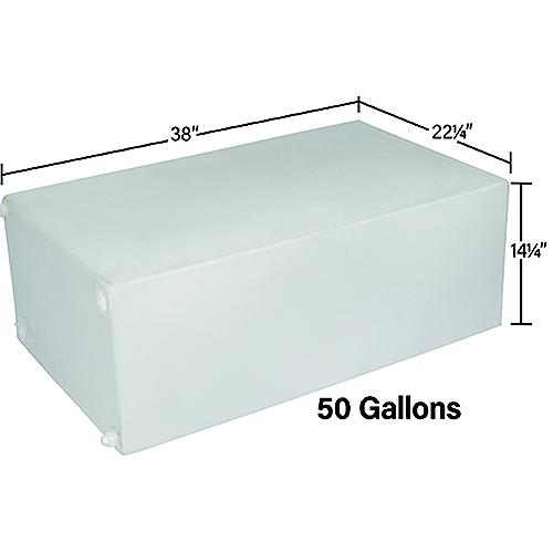 Ameri-Kart W1177017Ds Fresh Water Tank, 50 Gal. - W1177017Ds - 992-W1177017Dsf1
