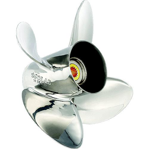 Solas 1553-145-15 Hr Titan Stainless Steel 4-Blade Propeller For Mercury - 1553-145-15 - 496-155314515F1