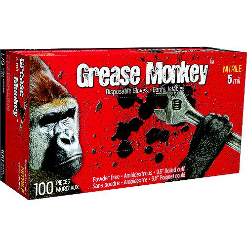 Watson Gloves Grease Monkey® 5 Mil Nitrile Gloves, Xl - 5554Pf X-Large - 904-5554Pfxlf1