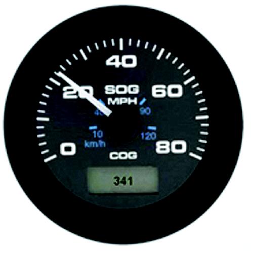 Premier Pro Black Domed 120 Mph Gps Speedometer - 781-627-120P - 11-781627120Pf1
