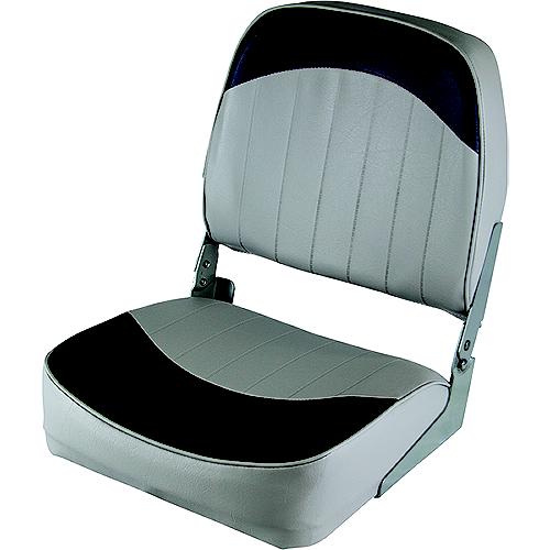 Wise 8Wd734Pls660 Economy Fold Down Fishing Seat, Grey/Navy - 8Wd734Pls-660 - 144-8Wd734Pls660F1