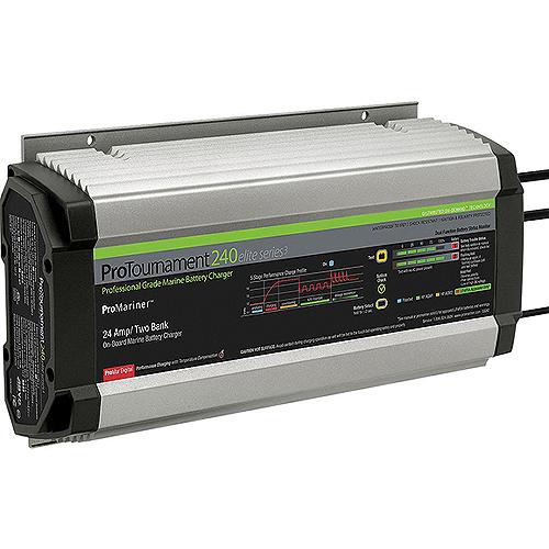 Promariner 53244 Protournament Elite Series 3 Battery Charger, 4-Banks, 24 Amps - 53244 - 175-53244F1