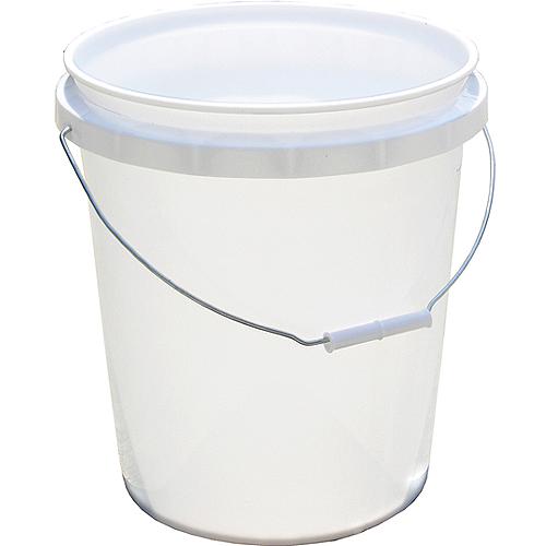 2 Gal. Plastic Industrial Pail, White - 1000572 - 320-1000572F1