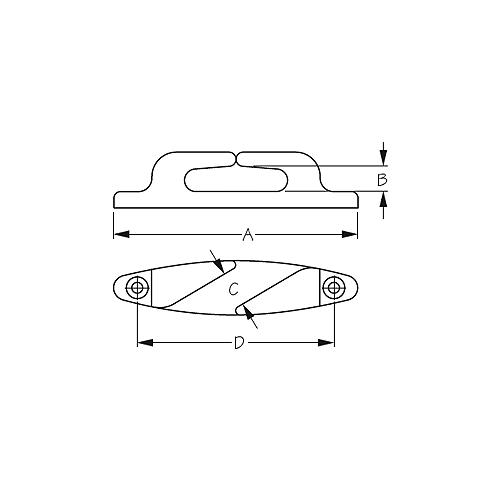 Skene Chocks - Nylon - 067360-1 - 354-0673601F1