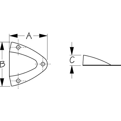 Sea-Dog Xxx Ss Midget Vent, 1-5/8