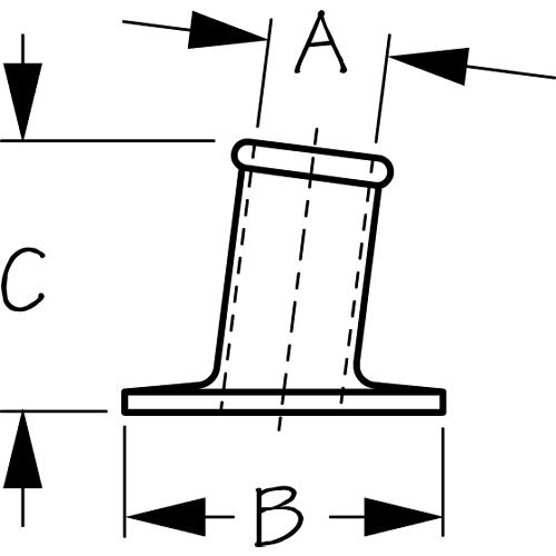 Flagpole Socket, 3/4