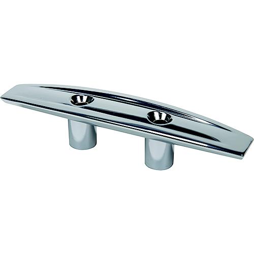Seachoice 30341 Open Base Cleat, Chrome/Zinc, 6-1/8