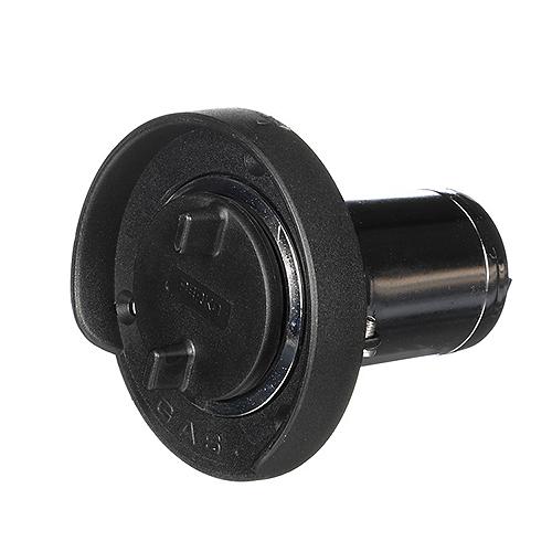 Seachoice Chrome Plated Zinc Gas Deck Fill With Cap (Strap Tether) For 1-1/2