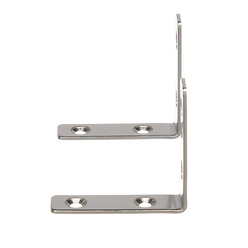 Seachoice 37551 Stainless Steel 90 Degree Angle Brackets (1 Pair Per Pack) - 37551 - 50-37551F1